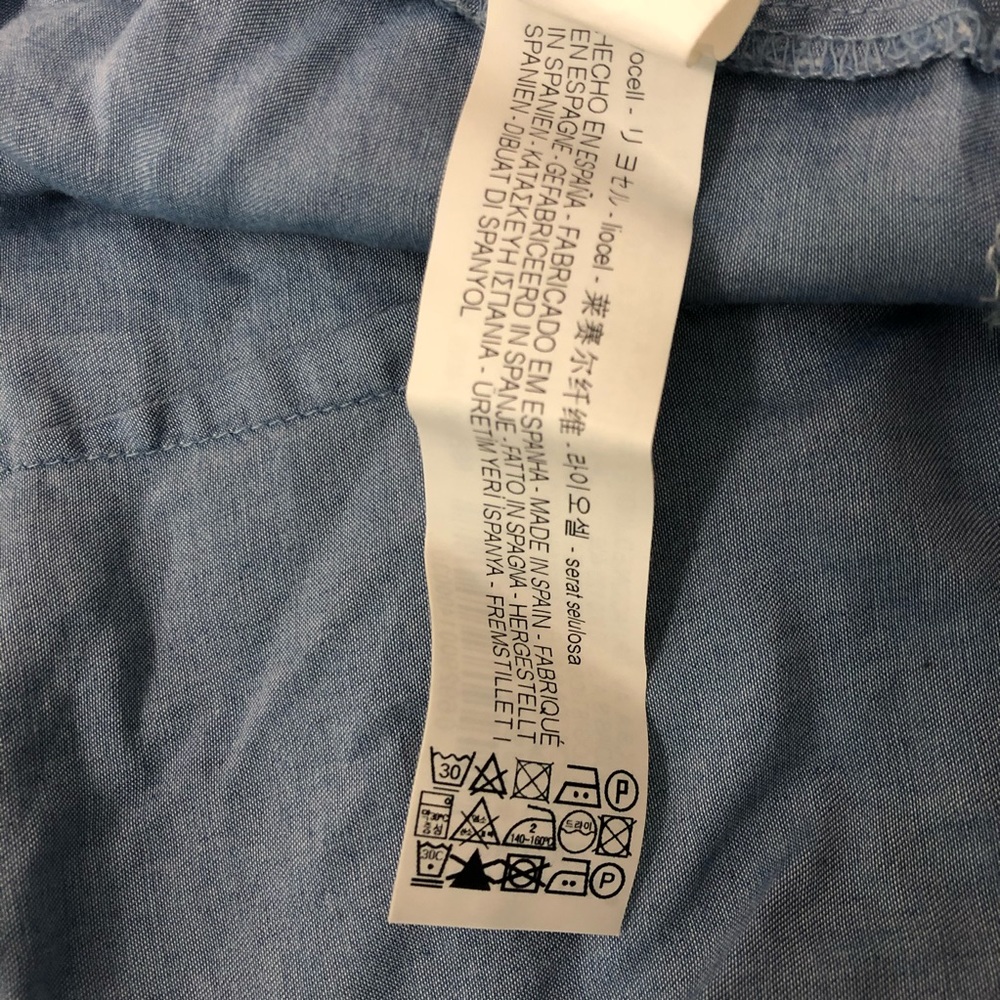 Zara Trafaluc Denimwear Blouse - Picture 6 of 6